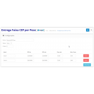 Módulo de Entrega por Faixa de CEP baseado no Total para Opencart